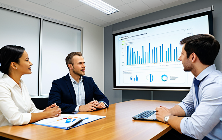 결과 중심 성과 관리의 역할과 기능 - Personalized Goal Setting**

"A diverse team of professionals collaborating in a bright, modern offi...