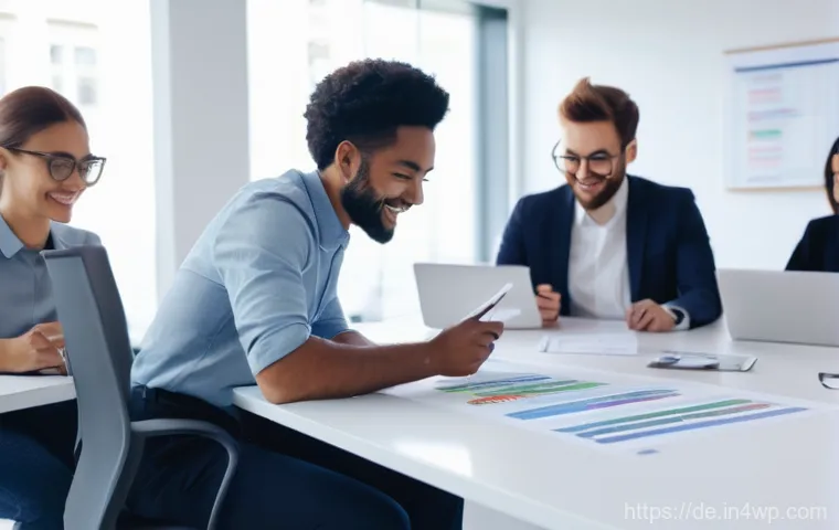 성과 관리의 디지털 혁신 사례 - Image Prompt 1: The Evolution of Performance Management**